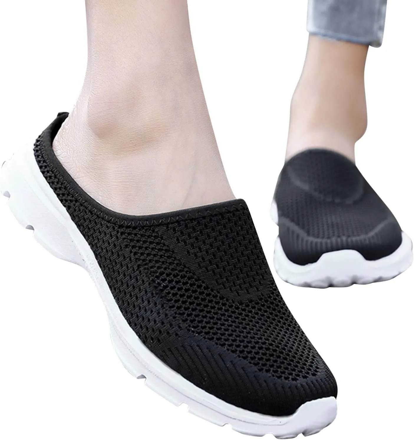Women's Slip On Trainers, Casual Work Running Sneakers Orthopedic Shoes for Women Summer Sport Breathable Shoe