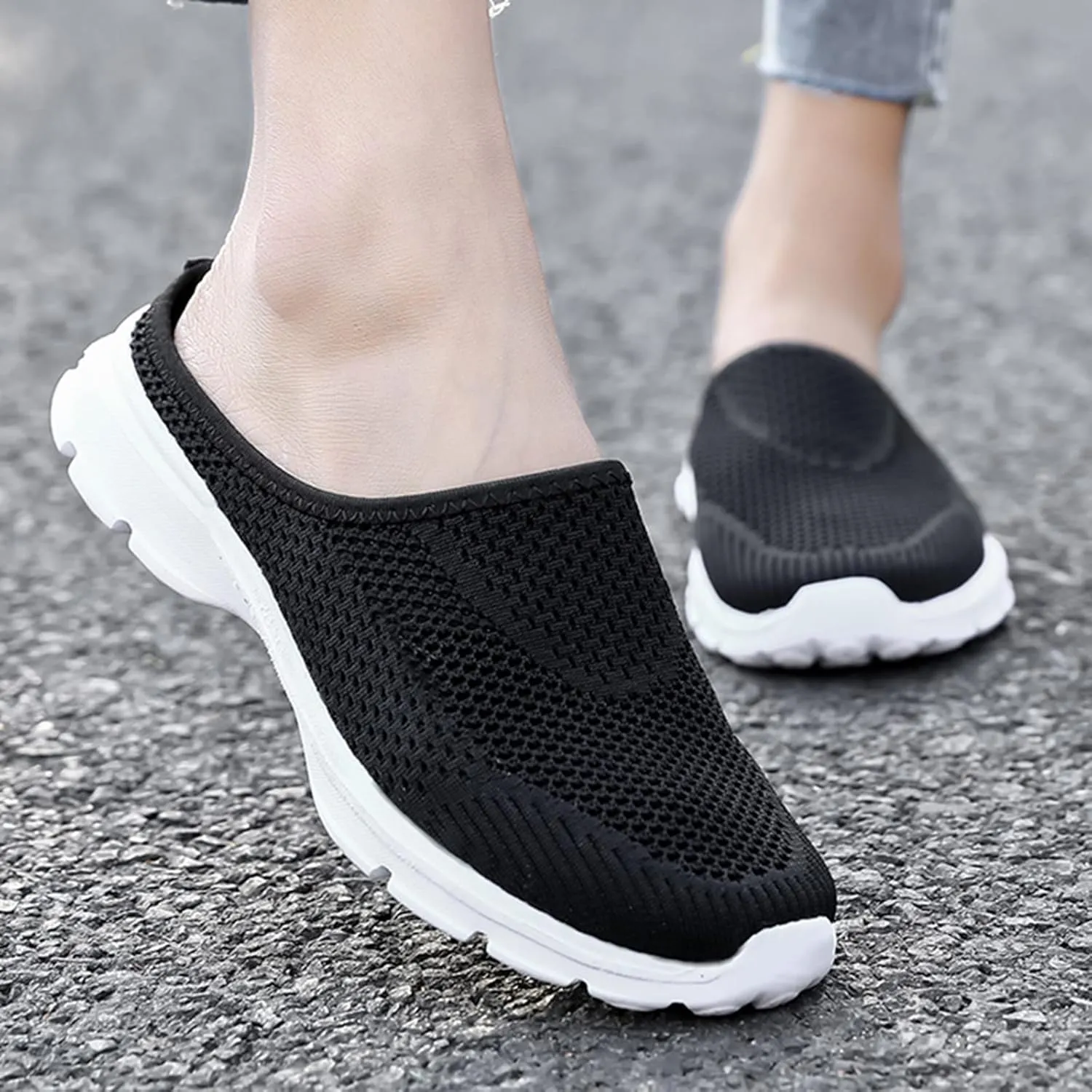 Women's Slip On Trainers, Casual Work Running Sneakers Orthopedic Shoes for Women Summer Sport Breathable Shoe