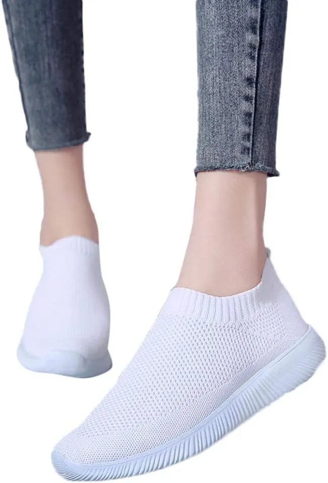 Womens Slip On Walking Shoes Non Slip Running Shoes Mens Running Shoes Walking Men's Casual Dress Shoes Walking Sneakers Slip On Tennis Shoe Casual Loafers