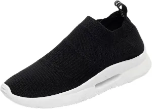 Womens Slip On Walking Shoes Non Slip Running Shoes Running Shoes for Women Mesh Men Casual Shoes White Sneakers White Tennis Shoe Cross Trainer Shoe