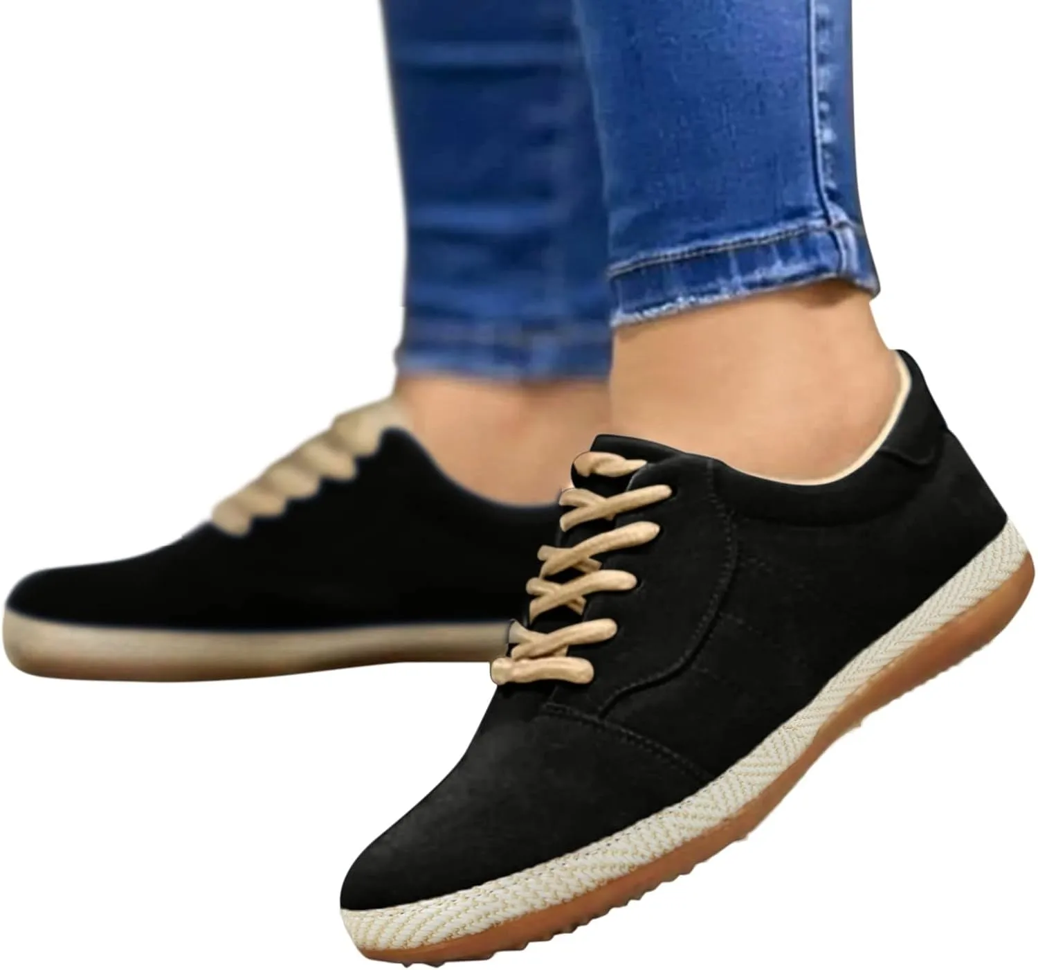 Womens Sneakers 7.5 2023 Zapatos Antiderrapantes para Mujer De Trabajo Black Canvas Tennis Shoes for Women Gym Shoes for Women Wide Comfy Fall Shoes for Women 2023