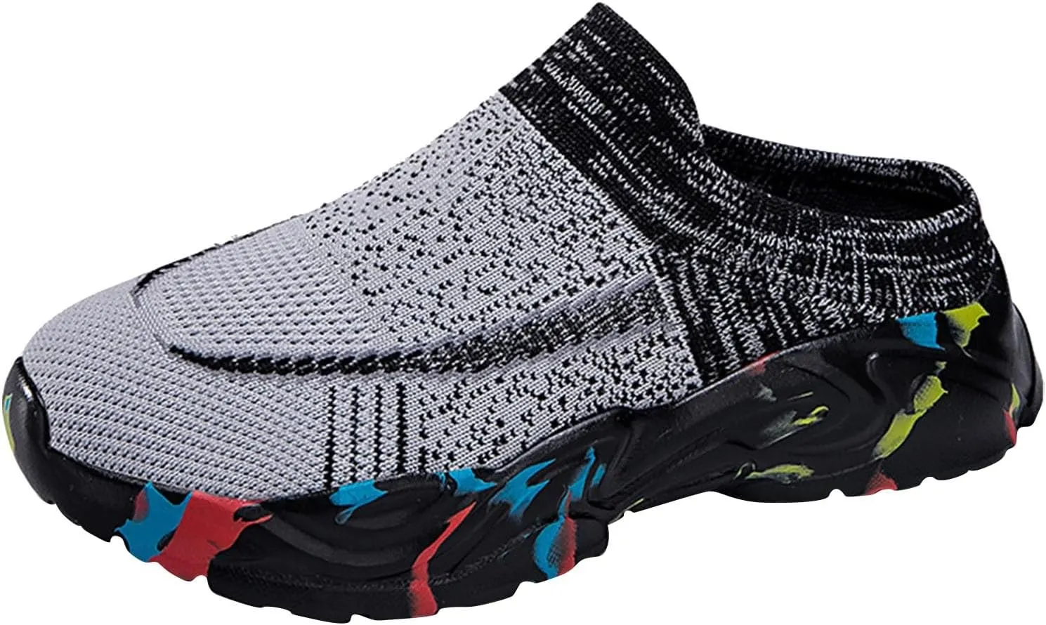Womens Summer Breathable Mesh Slippers Womens Tennis Shoes Jogging Women Casual Shoes Women's Fashion Sneakers Black Tennis Shoe White Loafers