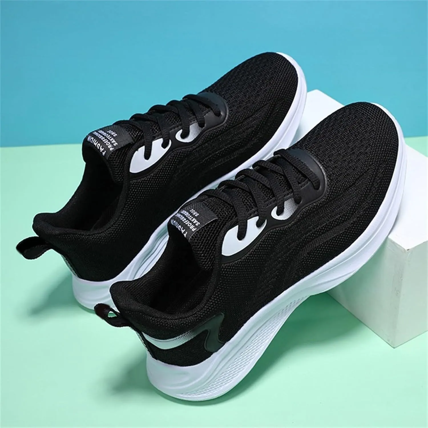Womens Trainers Athletic Running Orthopedic Shoes Sport Walking Sneakers Tennis Lace Up Lightweight