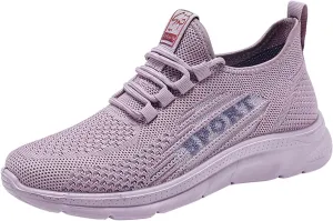 Women's Trainers Casual Mesh Breathable Sneakers Walking Gym Sport Lightweight Black Running Shoes for Womens