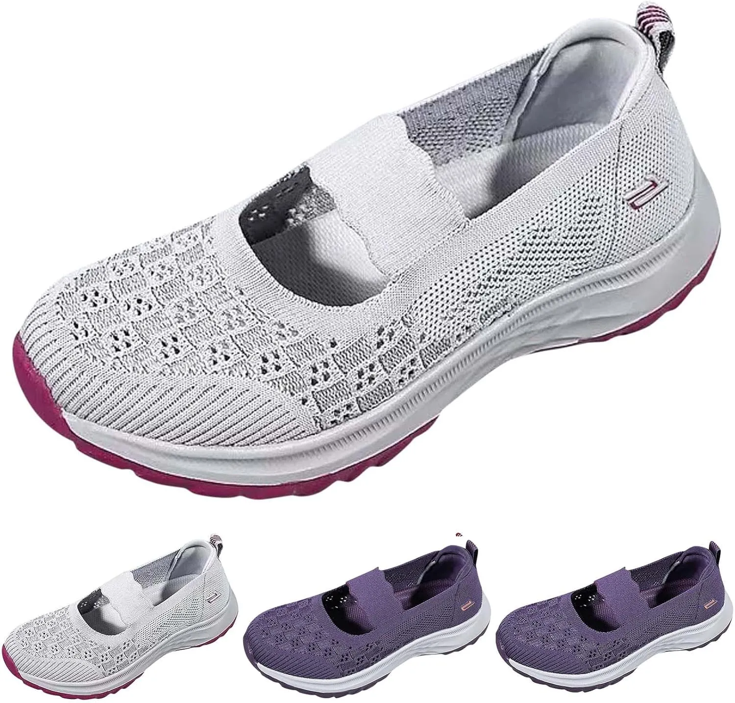 Women's Trainers Casual Mesh Breathable Sneakers Walking Gym Sport Lightweight Black Running Shoes for Womens