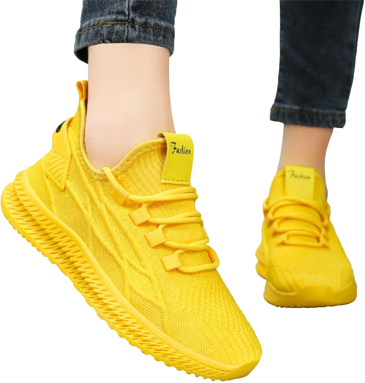 Womens Trainers Shoes Slip On Ladies Walking Running Sneakers Gym Comfortable Tennis Casual Breathable Sport Shoe