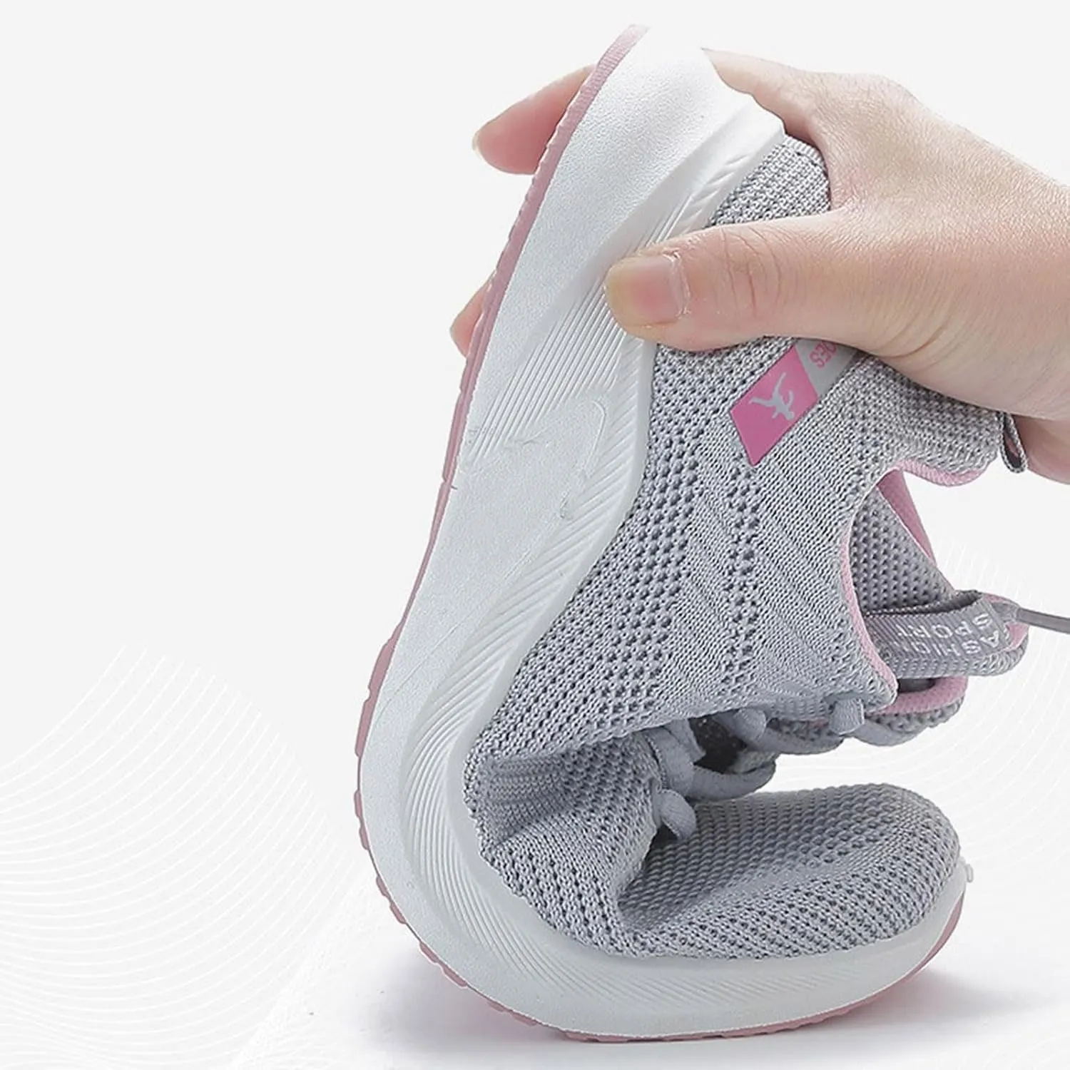 Womens Trainers Shoes Slip On Ladies Walking Running Sneakers Gym Comfortable Tennis Lightweight Casual Sport Shoe