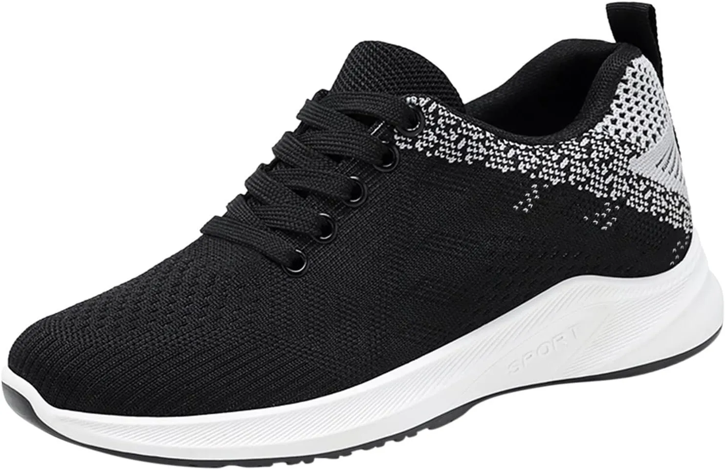 Womens Trainers Wide Fit Breathable Mesh Orthopedic Sneakers Arch Support Lightweight Slip on Gym Athletic Running Shoe