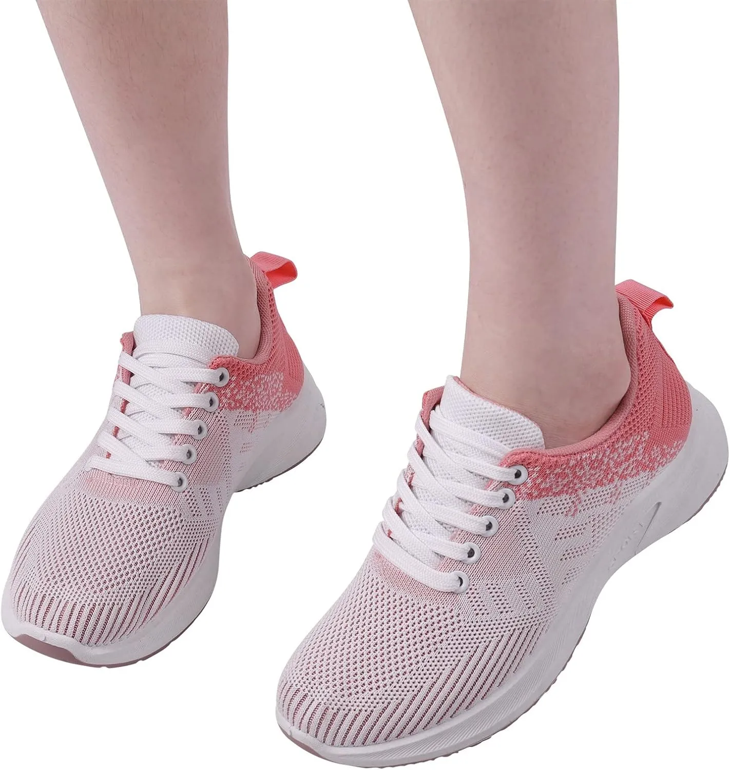 Womens Trainers Wide Fit Breathable Mesh Orthopedic Sneakers Arch Support Lightweight Slip on Gym Athletic Running Shoe