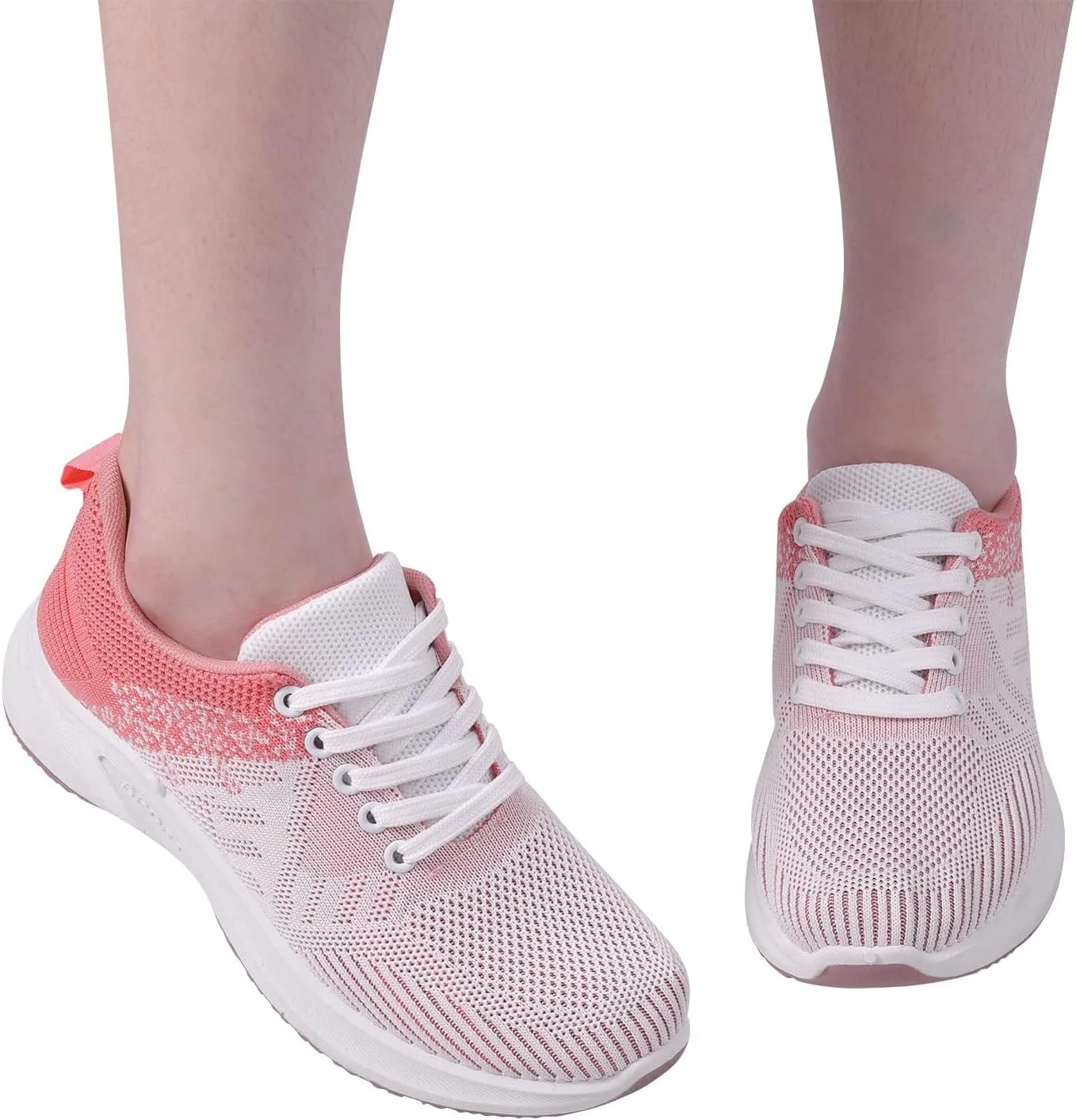Womens Trainers Wide Fit Breathable Mesh Orthopedic Sneakers Arch Support Lightweight Slip on Gym Athletic Running Shoe
