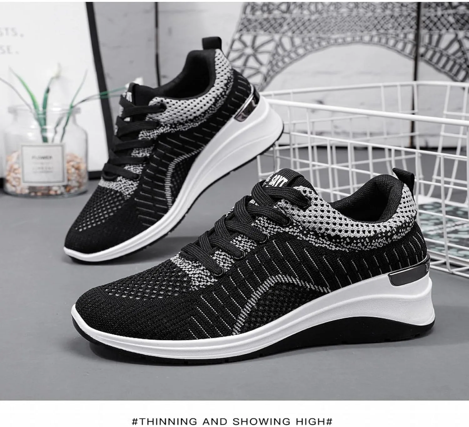 Women's Walking Shoes Mesh Breathable Lightweight Casual Sneakers for Work Gym Running Slip-On Training Shoes Women