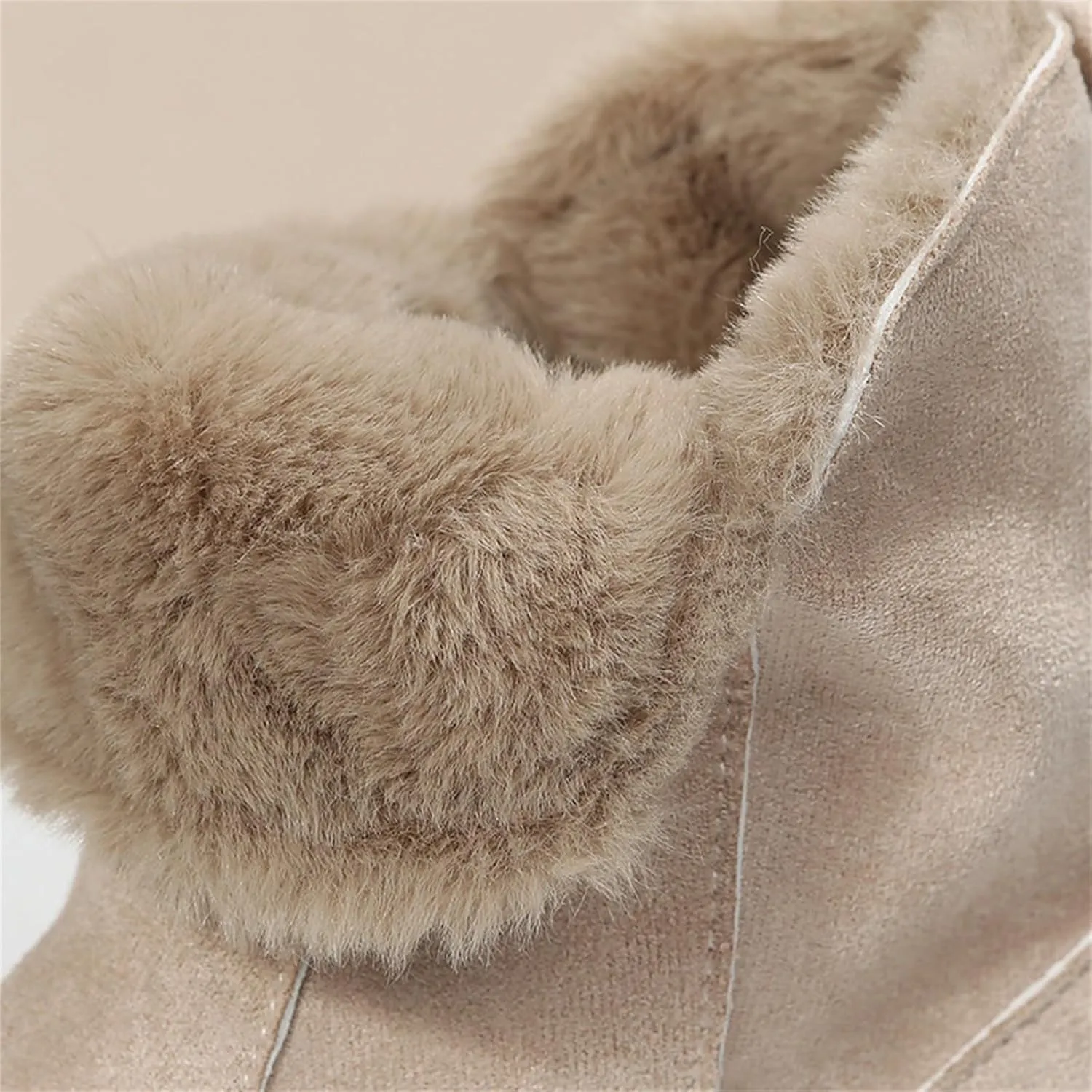 Womens Warm Fur Lined Winter Snow Boots Cosy Women's Leather Boots Real Wool Winter Boots for Ultimate Comfort