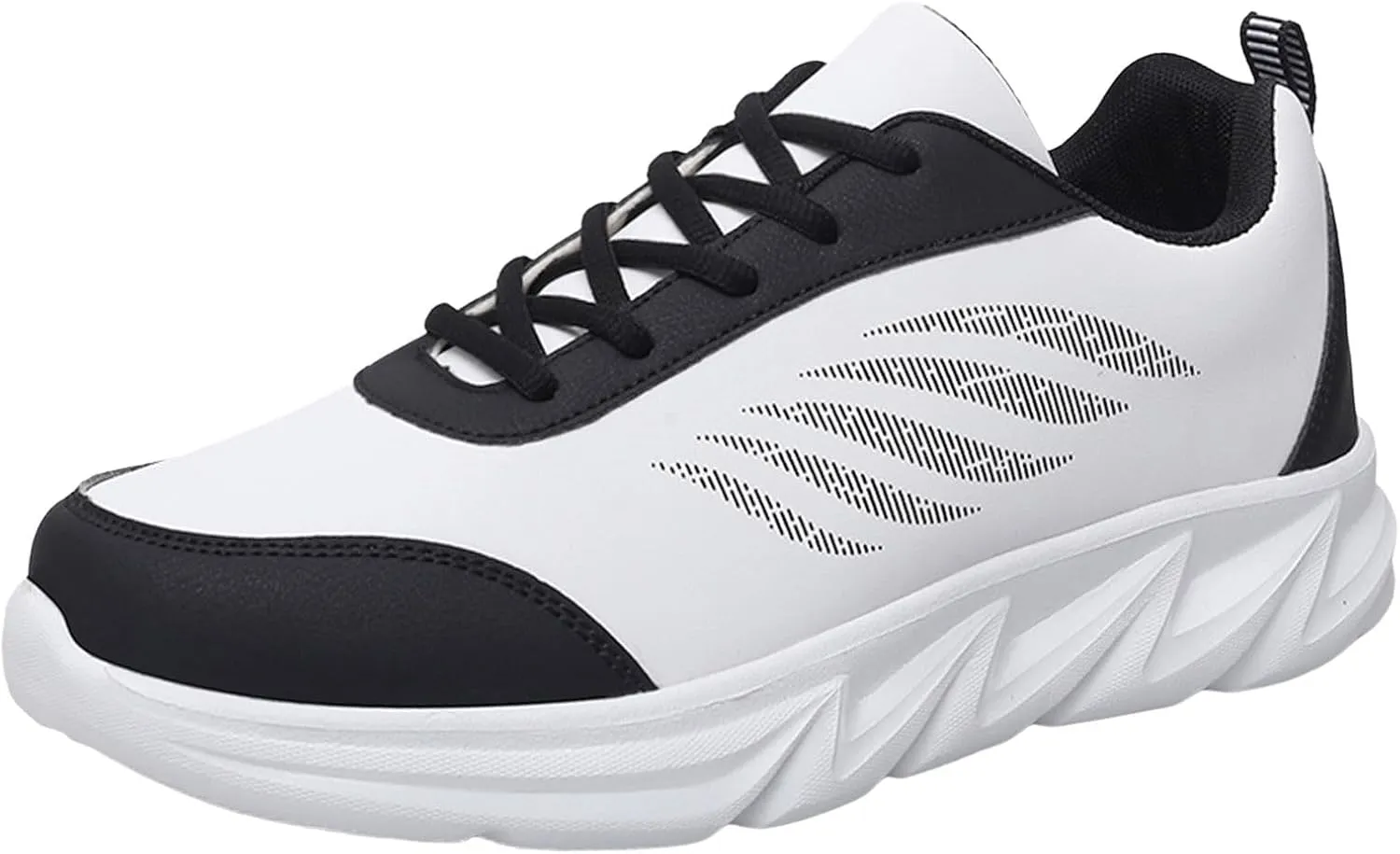 Workout Athletic Sport Shoes for Men Lace Up Lightweight Breathable Fashion Sneaker Wide Walking Shoes for Men
